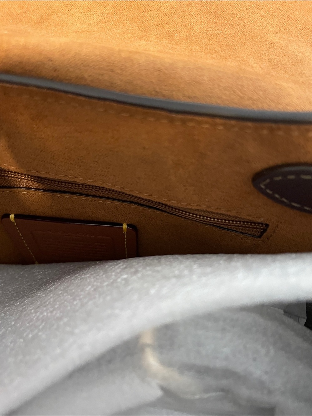 NWT Coach Emory crossbody in Espresso - Picture 10 of 10